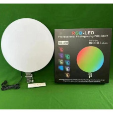 Светодиодная LED лампа Camera light GS-45 RGB для фото и видео съемки 3000-6500K